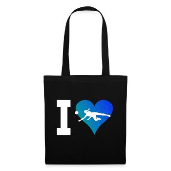 Volleyball players Women's volleyball - Tote Bag - black - Front