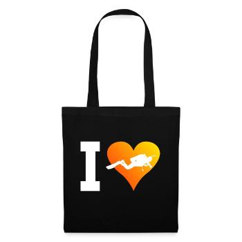 Plongeur Libre Plongeur Plongeur Femmes Plongée - Sac en tissu - noir - Devant