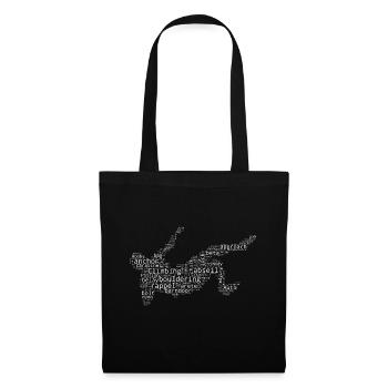 Climbing Bouldering Men's Climber Boulder - Tote Bag - black - Front