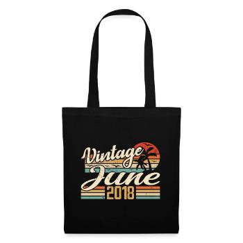 June 2018 Anniversary 2018 Retro 2018 June 2018 - Tote Bag - black - Front