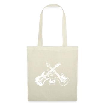 Guitar Gift Rock Music Concert Band - Tote Bag - nature - Front