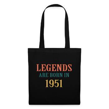 légendes 1951 - Sac en tissu - noir - Devant