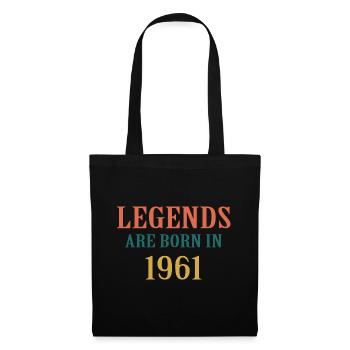 légendes 1961 - Sac en tissu - noir - Devant