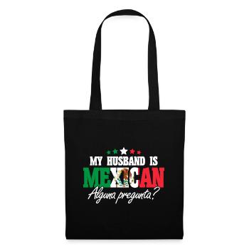 Mexiko Mexikanische Wurzeln Geschenk - Stoffbeutel - Schwarz - Vorne