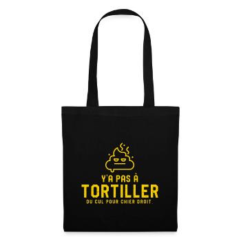 Beauf citation drôle cadeau humour phrase original - Sac en tissu - noir - Devant