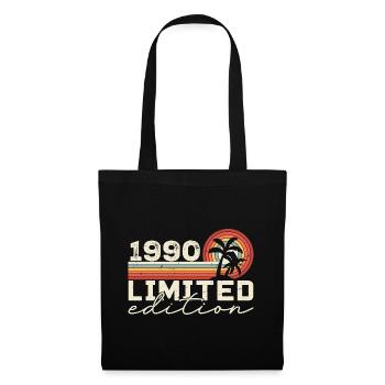 Vintage 1990 Cadeau Anniversaire 1990 Retro 1990 - Sac en tissu - noir - Devant