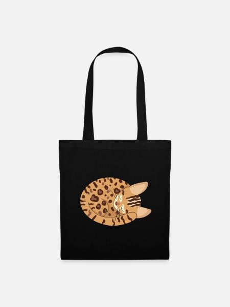Chat de la maison de Bengale Dame du Chat - Sac en tissu - noir
