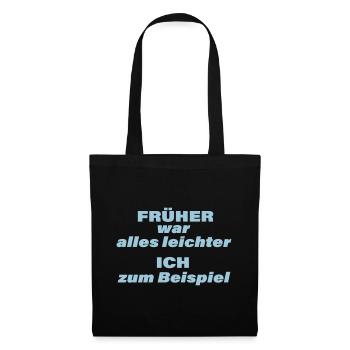 EVERYTHING USED TO BE EASIER - Tote Bag - black - Front