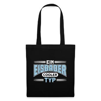 Ein Eisbader Cooler Typ - Stoffbeutel - Schwarz - Vorne