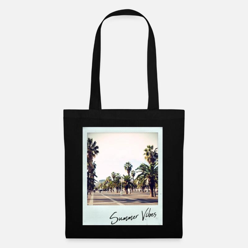 Barcelona Palm - Tote Bag - black