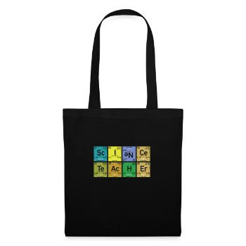 Professeur de sciences Nerd Funny Elements - Sac en tissu - noir - Devant