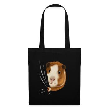 Cadeau d'amant de cobaye - Sac en tissu - noir - Devant
