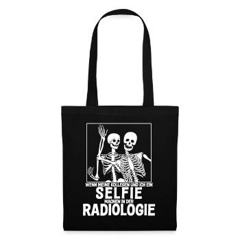 Roentgen pratique énonciation drôle - Sac en tissu - noir - Devant