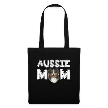 Aussie Mom Australian Shepherd Mom Gift - Tote Bag - black - Front