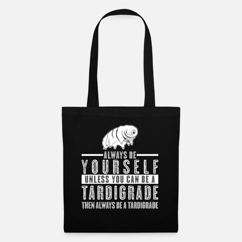 Tardigrade Water Bear Saying - Tote Bag - black