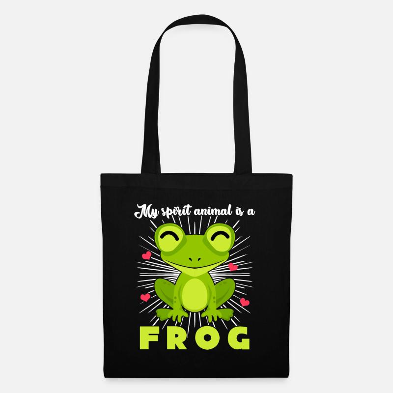 Frog Frogs - Tote Bag - black