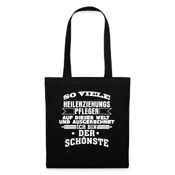 Heilerziehungspfleger - Stoffbeutel - Schwarz - Vorne