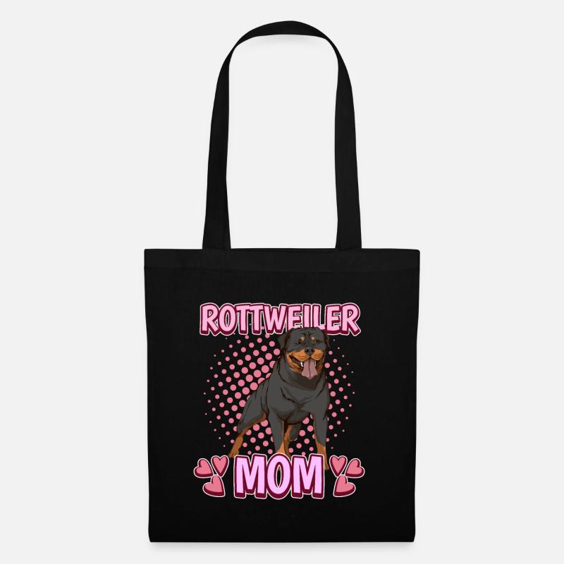 Rottweiler Mom - Stoffbeutel - Schwarz