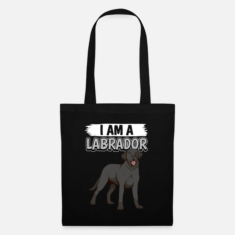 Black Labrador Labbi I Am A Labrador - Tote Bag - black