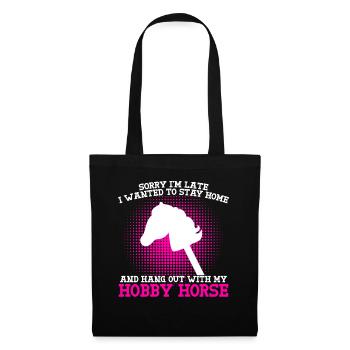 Cheval de bataille Hobbyhorse Hobby Horse - Sac en tissu - noir - Devant