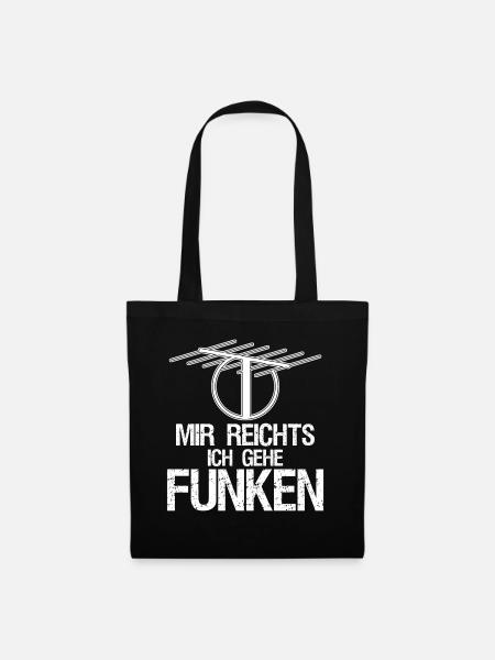 Amateurfunk Funk Antenne Amateurfunker - Stoffbeutel - Schwarz