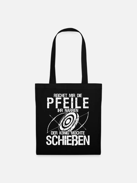 Recurvebogen Langbogen Bogenschießen - Stoffbeutel - Schwarz