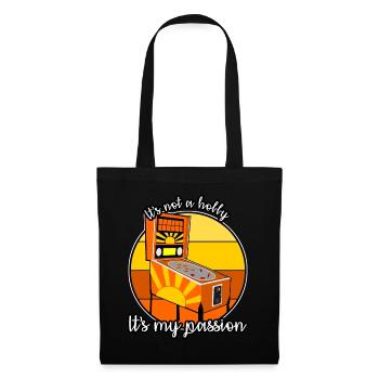 Pinball Retro Pinball Machine Pinball - Tote Bag - black - Front
