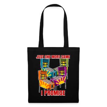 Pinball Pinball Machine Joke with Pinball Machine - Tote Bag - black - Front