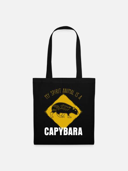 Capybara's capybara joke Capybara - Tote Bag - black