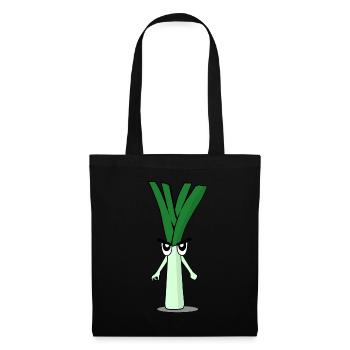 Regardé en poireaux Regardé en - Sac en tissu - noir - Devant
