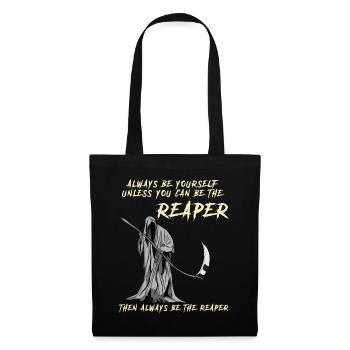 Grim Reaper funny saying - Tote Bag - black - Front