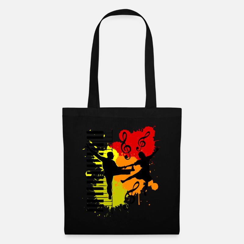 Boogie Woogie Swing Dancer Boogie-Woogie - Tote Bag - black