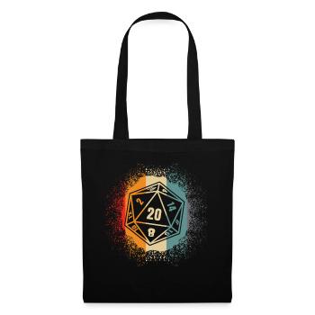 Table top D20 Dice Jeu de société Game Master - Sac en tissu - noir - Devant