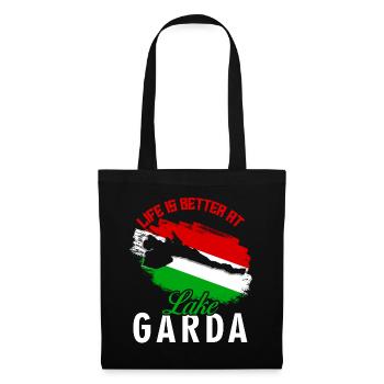 Lake Garda Lago di Garda - Tote Bag - black - Front