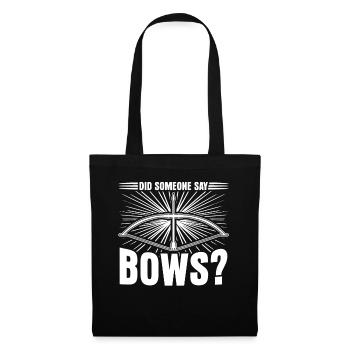 3D Archery Longbow Bow Archer - Tote Bag - black - Front