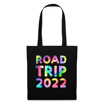 Road trip 2022 Voyage en voiture en famille - Sac en tissu - noir - Devant