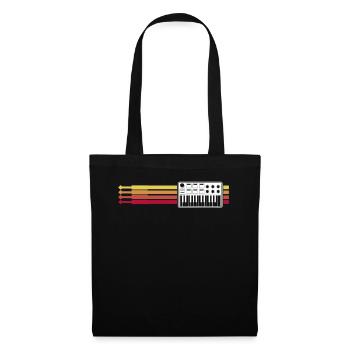 Synthétiseur Rétro Synthétiseurs Modulaires - Sac en tissu - noir - Devant