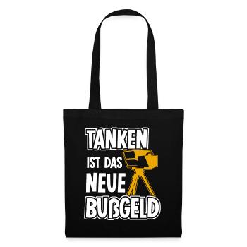 Hubraum Tuner Bußgeld Motorsport Tuning - Stoffbeutel - Schwarz - Vorne