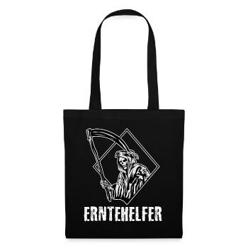 Sensenmann Erntehelfer Grim Reaper - Stoffbeutel - Schwarz - Vorne