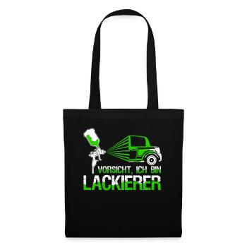 Autolackierer Lackierer Spruch Airbrush - Stoffbeutel - Schwarz - Vorne