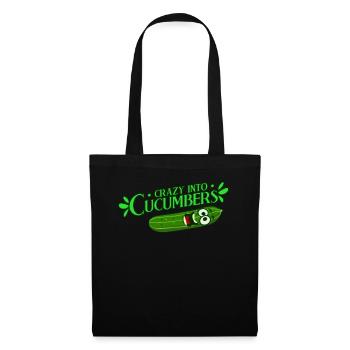 Cucumber Vegetable Gardener Gardener Cucumbers - Tote Bag - black - Front