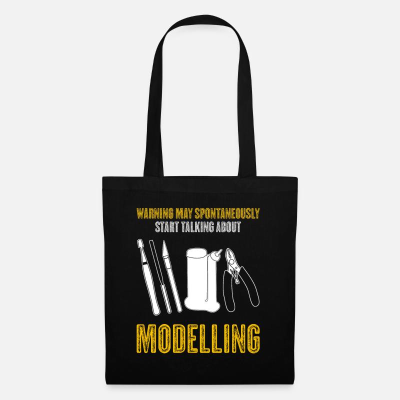 Model making tabletop funny model maker - Tote Bag - black