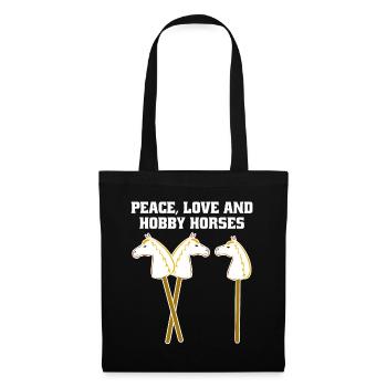 Hobby Horse Rider Horse Hobbyhorse - Sac en tissu - noir - Devant