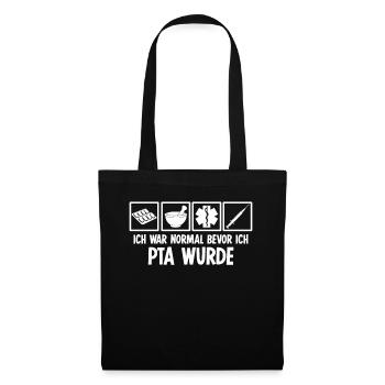 PTA Pharmazie Apotheke - Stoffbeutel - Schwarz - Vorne