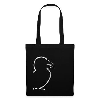 Puffin Outline Puffin puffins - Tote Bag - black - Front