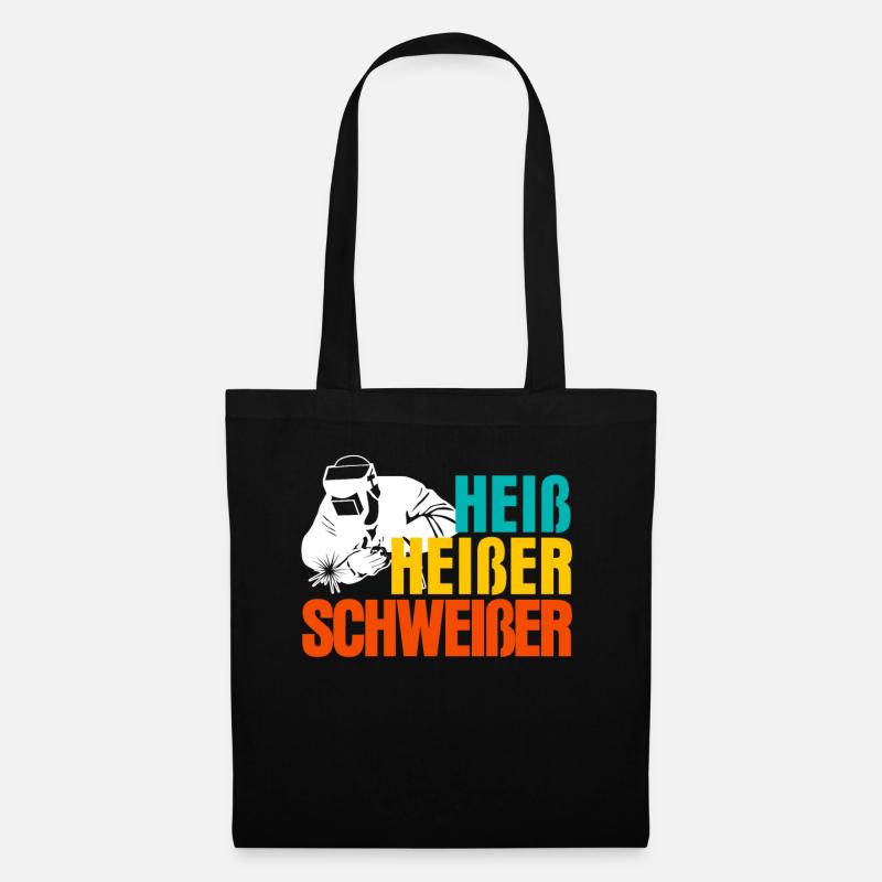 Schweißer Schweißerhelm Schweißen - Stoffbeutel - Schwarz