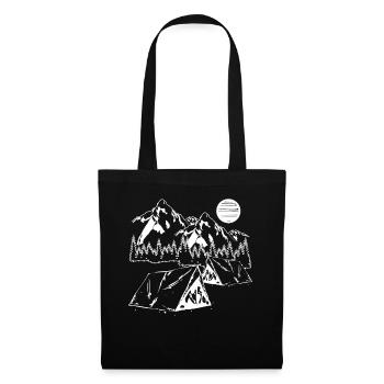Mountain Sports Alps Mountains Hiking Climbing - Tote Bag - black - Front