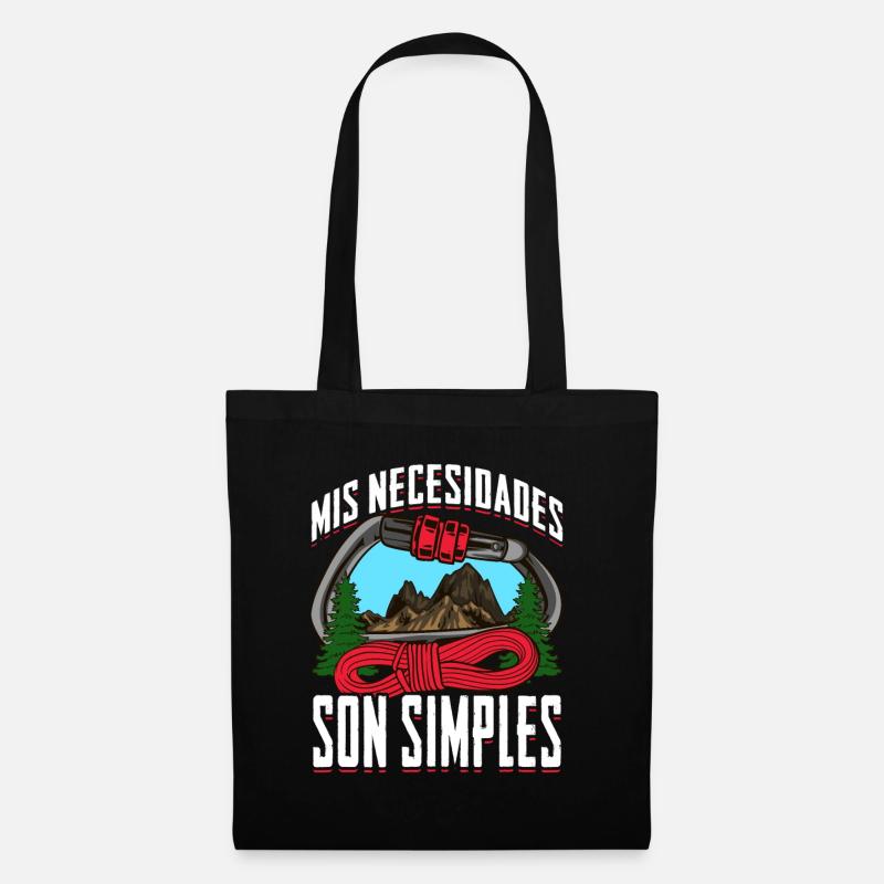 Mountaineer my needs are simple - Tote Bag - black