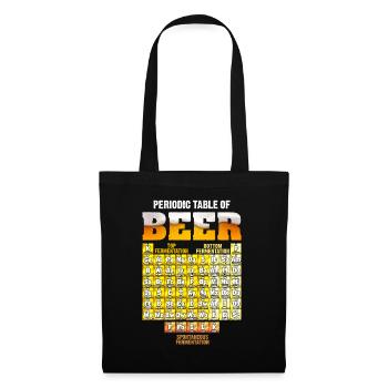 Periodic Chemical Table Types of beer - Tote Bag - black - Front