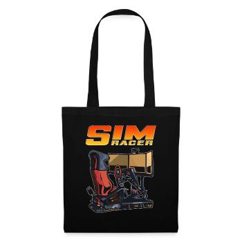 Sim Racer Driving Simulator Driver Gamer - Tote Bag - black - Front